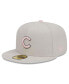 Фото #4 товара Men's Khaki Chicago Cubs 2023 Mother's Day On-Field 59FIFTY Fitted Hat