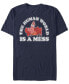 ფოტო #1 პროდუქტის Men's Worlds A Mess Short Sleeve Crew T-shirt