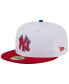 Men's White, Red New York Yankees Undervisor 59FIFTY Fitted Hat