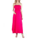 ფოტო #1 პროდუქტის Sleeveless Empire Waist Maternity Maxi Dress