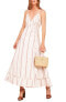 Фото #1 товара Reformation 154913 Women's Daria Wrap Dress Spaghetti Strap Ivory Sz. Medium