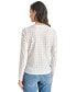 ფოტო #7 პროდუქტის Women's Studded Crewneck Long-Sleeve Top