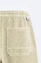 Faded cotton - linen trousers