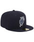 Фото #4 товара Men's Navy Charlotte Knights Theme Nights Black Hornets 59FIFTY Fitted Hat