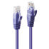 Фото #4 товара Lindy 3m Cat.6 U/UTP Cable - Purple - 3 m - Cat6 - U/UTP (UTP) - RJ-45 - RJ-45