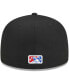 Фото #3 товара Men's Black Syracuse Mets Theme Nights Clocks 59FIFTY Fitted Hat