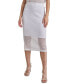 Women's Open-Stitch Pencil Skirt