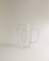 Фото #2 товара Borosilicate mug with initial o