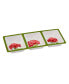 Фото #4 товара Geraniums Melamine Hostess, Set 3 Piece