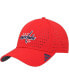 Фото #1 товара Men's Red Washington Capitals Laser Perforated AEROREADY Adjustable Hat