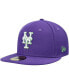 Фото #4 товара Men's Purple New York Mets Lime Side Patch 59FIFTY Fitted Hat