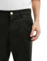 Jack & Jones wide fit worker chino in dark khaki