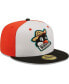 Фото #4 товара Men's White, Black Pajaritos de Norfolk Copa De La Diversion 59FIFTY Fitted Hat