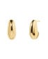 ფოტო #1 პროდუქტის Women's 14K Gold Plated Droplet Earrings