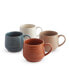 Siterra Painters Palette Mixed Mugs, Set of 4