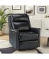 Lidia Modern Genuine Leather Power Recliner with Nailhead Trims