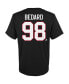 ფოტო #3 პროდუქტის Big Boys Connor Bedard Black Chicago Blackhawks Player Name and Number T-shirt