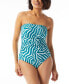 ფოტო #1 პროდუქტის Women's Contours Rosaline Strapless One-Piece Swimsuit