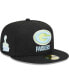 Фото #1 товара Men's Black Green Bay Packers Multi 59FIFTY Fitted Hat