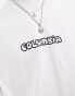 Columbia Hike Happiness II back print t-shirt in white Exclusive at ASOS