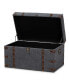 Фото #3 товара Palma Modern and Contemporary Transitional Fabric Upholstered Storage Trunk Ottoman