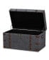 Palma Modern and Contemporary Transitional Fabric Upholstered Storage Trunk Ottoman