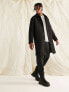Фото #2 товара ASOS DESIGN oversized wool mix overcoat in black