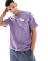 Фото #4 товара Farah damon backprint t-shirt in purple