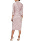 Фото #2 товара Petite 2-Pc. Lace Jacket & Midi Dress Set