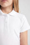 Kız Çocuk T-shirt Beyaz Z7794a6/wt34