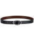 Фото #3 товара Women's Two-In-One Twisted-Buckle Reversible Belt