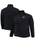 Фото #1 товара Men's Black Cincinnati Reds Big and Tall Steens Mountain Full-Zip Jacket