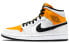 Фото #1 товара Кроссовки Nike Air Jordan 1 Mid Laser Orange (Белый)