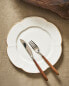 Фото #7 товара Rimmed bone china dinner plate