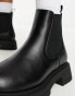 ASOS DESIGN Adjust chunky chelsea boots in black