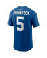 Фото #2 товара Men's Anthony Richardson Royal Indianapolis Colts 2023 NFL Draft First Round Pick Player Name Number T-Shirt