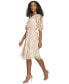 ფოტო #3 პროდუქტის Women's Chiffon Draped-Sleeve Sheath Dress