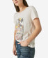 ფოტო #3 პროდუქტის Women's Cotton Queen Of Spades Boyfriend Tee