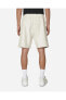 Фото #4 товара Sportswear solo swoosh fleece unisex bol kesim fransız kumaş beyaz şort