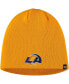 Фото #1 товара Men's Gold Los Angeles Rams Secondary Logo Knit Beanie