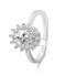 Silver engagement ring RI045W