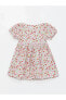Фото #4 товара LCW baby Kare Yaka Çiçek Desenli Kız Bebek Elbise