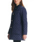 Women's Imitation-Pearl-Button Quilted Coat