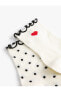 Kalpli 2'li Soket Çorap Seti Puantiyeli Fırfır Detaylı