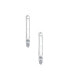 ფოტო #2 პროდუქტის Clear Path Resin Hoop Earrings