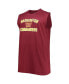 ფოტო #4 პროდუქტის Men's Burgundy Washington Commanders Big and Tall Muscle Tank Top