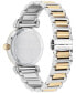 ფოტო #3 პროდუქტის Salvatore Women's Swiss Two-Tone Stainless Steel Bracelet Watch 36mm