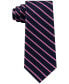 Фото #1 товара Men's Exotic Woven Striped Silk Tie