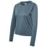 HUMMEL MT Aura Mesh long sleeve T-shirt Серый, L - фото #4