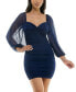 Juniors' Ruched Bodycon Dress